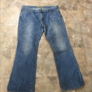 Old Navy Boot-Cut Blue Jeans Women’s size 10 short mid rise
